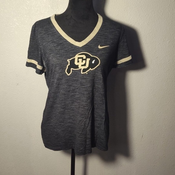 Nike Tops - Nike Colorado Buffaloes CU Women’s v-neck T-shirt size medium